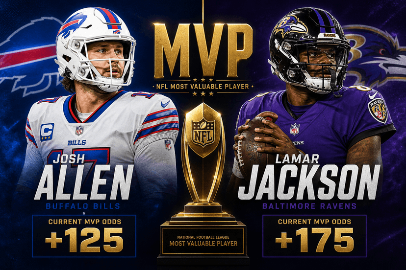 2026-27 NFL MVP Odds: Josh Allen and Lamar Jackson Open as Early Favorites