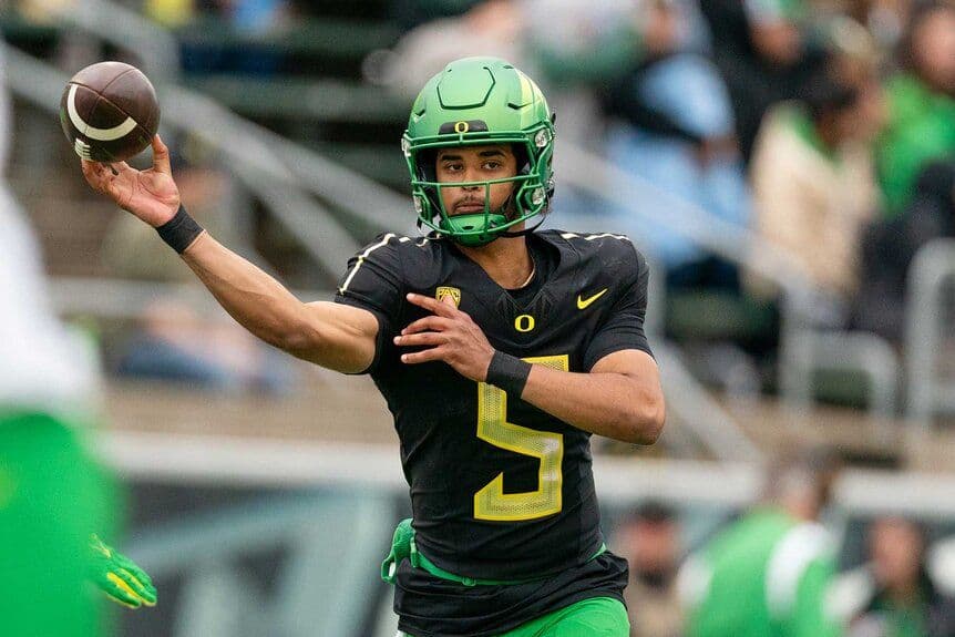 Dante Moore Returning to Oregon, Will Pass on 2026 NFL Draft